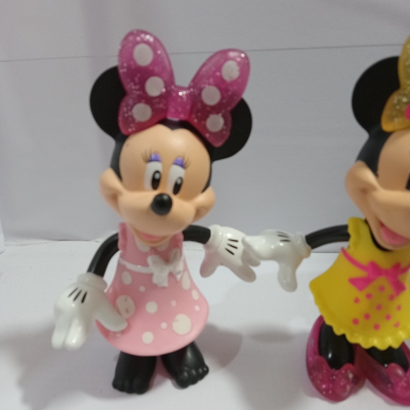 Minnie Mouse Bowtique Snap On Lot of 2 Doll Toys - Picture 2 of 4
